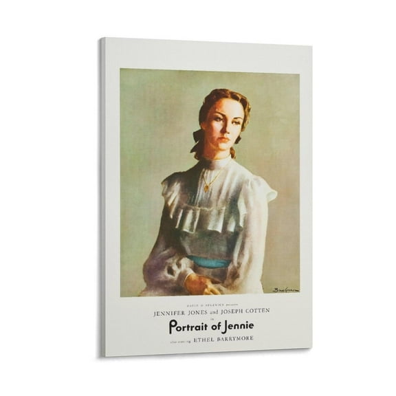 Portrait of Jennie Movie Poster Wall Posters Painting Canvas Art Prints Canvas Art Poster And Wall Art Picture Print Modern Family Bedroom Decor Posters