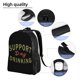 thumbnail image 4 of Mochila para portátil, bolso de viaje, informal, para la universidad, para el trabajo, de negocios, color negro, ideal para hombres y mujeres., 4 of 5