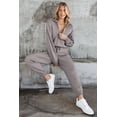 thumbnail image 3 of Conjunto Deportivo PRETTYGARDEN Mujer 2 Piezas Gris Claro Talle S, 3 of 7