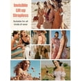 thumbnail image 7 of 2 Pairs Invisible Sticky Bras for Women - Push Up, Backless, Strapless (Black), 7 of 7
