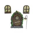 thumbnail image 1 of Puertas y ventanas en el patio Jardín Árboles Resplandor Escultura Puerta noctilucente Afortunado Sencillez, 1 of 5