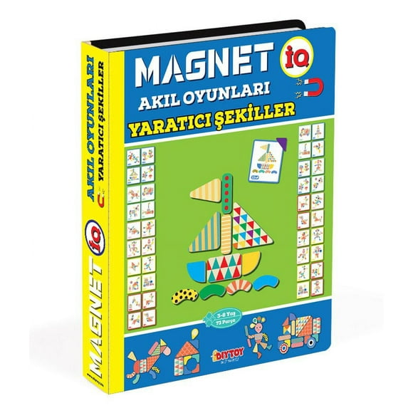 Magnetic Shapes for Creative Stories, Creative Improvement for Preschoolers, Homeschooling for Kids, Kindergarten and Pre-K Teaching Aids, Creative Shapes