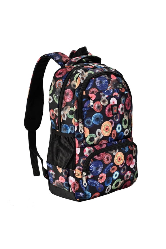 School/Travel Padded Backpack with Colorful Design