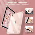 thumbnail image 4 of Slim Case for iPad Mini 6 2021 (8.3 Inch) - [Built-in Pencil Holder] Shockproof Cover Clear Transparent Back Shell, Auto Wake/Sleep for iPad Mini 6th Generation, 4 of 9