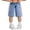 Medium Blue, variant on OYYN Girls Jean Shorts Y2K Cute Baggy Bow Shorts Summer Casual Wide Leg Comfort Flex Waistband Jean Short for School Street Skateboarding Clothing