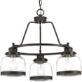 thumbnail image 1 of Progress Lighting P400057-020 Judson Three-Light Chandelier, Antique Bronze, 1 of 2