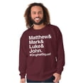 thumbnail image 5 of Matthew Mark Luke John Squad Sweatshirt for Men or Women Brisco Brands S, 5 of 6