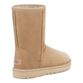 thumbnail image 2 of UGG Womens Beige Cushioned Classic Short Ii Round Toe Leather Winter Boots 9, 2 of 4