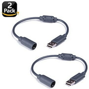 Xbox 360 Breakaway Cable, Wired Controller USB Breakaway Cable for Microsoft Xbox 360 Set of 2