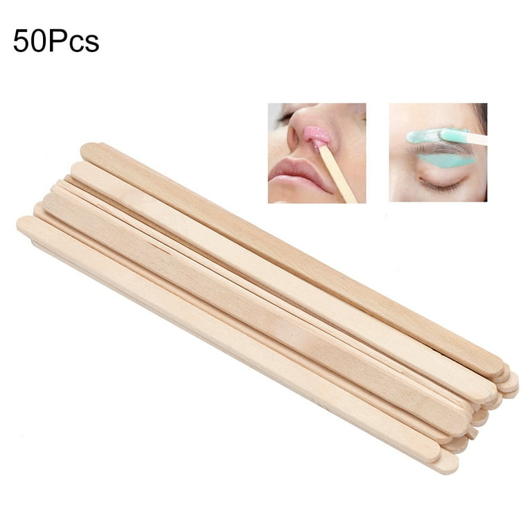 Wax Applicator Stick Wax Stick, Hair Removal Sticks, Wooden For Hair  Removal Eyebrow 