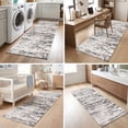 thumbnail image 4 of ICEANT 3'x8' Hallway Runner Rugs, Abstract Style Area rug with Non-Slip Backing, Washable Rug for Kitchen Entryway Bedroom Laundry Room, Light Grey, 4 of 5