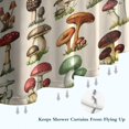thumbnail image 6 of Brown Mushroom Plant Light Pattern Shower Curtain 84"x72" ,Bathroom Decorative Shower Curtains Set with 12 Hooks,Modern Waterproof Washable Shower Curtain, 6 of 6