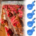 thumbnail image 4 of Pieza, bebedero para pollos, bebedero automático para pollos, bebedero automático para aves de corral, bebedero de plástico azul, herramienta para dar de beber a las aves de corral, adecuado para, 4 of 5
