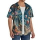 thumbnail image 2 of Fotbe Starry Sky Planet Lollipop Camisa Estampada de Manga Corta para Hombre, Casual de Verano, Estilo Playero, Sin Arrugas-Large, 2 of 5