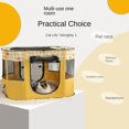 Cat maternity room folding pet cage fence cat kennel tent crate,Brown