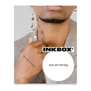 Inkbox Temporary Tattoos, Semi-Permanent Tattoo, One Premium Easy Long Lasting, Water-Resistant Temp Tattoo with For Now Ink - Lasts 1-2 Weeks, Fuerte, 3 x 3 in