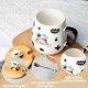 thumbnail image 3 of Cute Cow Coffe Mug with Cover and Spoon, Ceramic Cow Coffee mug, 420ml Kawaii Cow Mugs, 3D Animal Cow Mug Prefect Gifts For Boys Girl Women Kid (Angry, 3 of 4