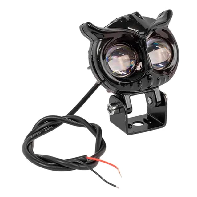Faro Led Moto Impermeable Alto Brillo Buho Universal