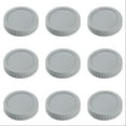 thumbnail image 1 of Wide Mouth Jar Lids 86mm - 12PCS Plastic Canning Lids with Silicone Rings - Leakproof Food Grade Storage Caps for More Jars - Dishwasher Safe Colorful Jar Lids, 1 of 4