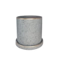 thumbnail image 1 of Macetero borde dorado 18 cm alto maceta con plato de base ilios innova  Gris, 1 of 9