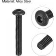 thumbnail image 4 of 50pcs M3x20mm Hex Socket Button Head Cap Bolts Screws Alloy Steel, 4 of 5