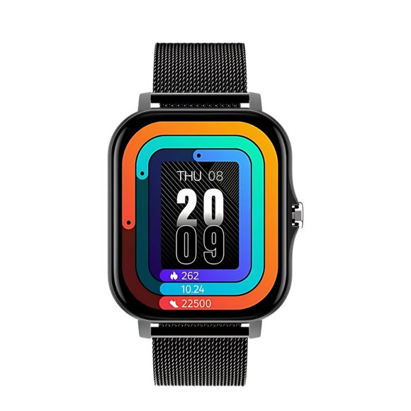 Reloj Inteligente Gadgets&Fun Square Smartwatch AMOLED Mesh correa metálica