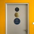 thumbnail image 5 of Signs ByLITA Circle First Aid Graphic Door or Wall Sign | Easy Installation | Durable Construction | Promote Health And Safety | (Black Gold) - Medium, 5 of 8