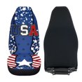 thumbnail image 4 of ZIATUBLE American Flag Front Auto Seat Cover Soft Vehicle Seat Protector Car Cover Fit for Cars SUV Truck Sedan 2 Pcs Auto High Back Bucket Seat Covers for 4th of July Car Interior Accessories, 4 of 7