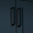 thumbnail image 5 of Ariel Hepburn 37 In. Left Offset Rectangle Sink Vanity With 1.5 In. Carrara White Countertop In Midnight Blue, 5 of 9