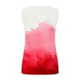 thumbnail image 5 of AherBiu Plus Size Tank Tops for Women Button Crewneck Sleeveless Tshirts Tie-Dye Summer Top Tees Blouse, 5 of 5