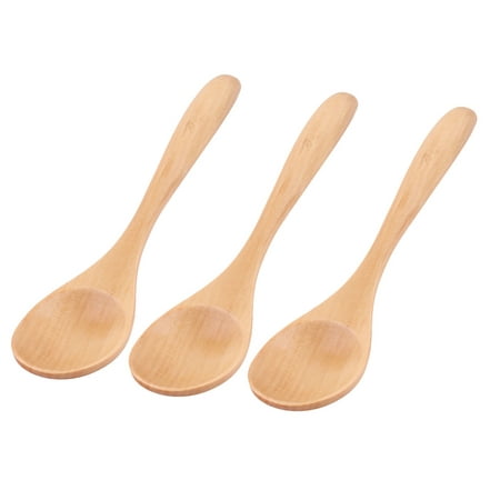 Dining Table Wood Soup Rice Cake Milk Serving Spoon Scoop 17cm Length (Best Rice Cake Brands)