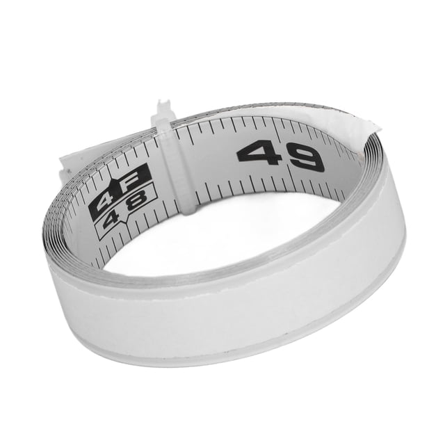 Adhesive Measuring Tape, Hard Wearing High Strength Measuring Ruler Carbon Steel Left To Right for Saw Table