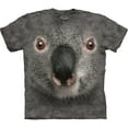 thumbnail image 1 of Gray Koala Face Kids T-Shirt - Kids Small, 1 of 1