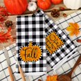 thumbnail image 4 of Fall Kitchen Dish Towel 18 x 26 Inch Buffalo Plaids Autumn Pumpkin Home Dishcloth Rustic Farmhouse Decorative Hand Drying Tea Towel for Thanksgiving Harvest Cooking Baking Cleaning, 2Pcs, 4 of 6