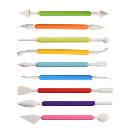 

Fudge 9 Pcs Kitchen Gadgets Cake Sculpting Tool Fondant Baking Tools Pp