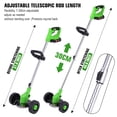thumbnail image 3 of Wireless Grass Trimmer, Adjustable 24V/88V Lithium Portable Rechargeable, Lightweight Cordless Weed Trimmer & Brush Cutter with 2 Battery & Charger, 3 of 10