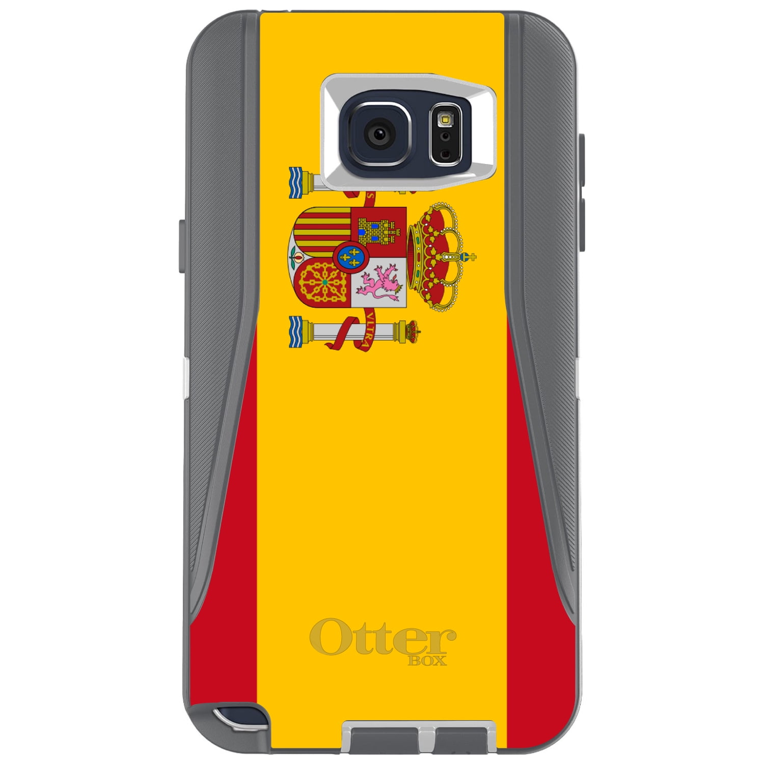 DistinctInk Custom Grey OtterBox Defender Series Case for Samsung Galaxy Note 5...