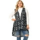 thumbnail image 4 of Women's Plus Size Vest Open Front High Low Skull Sleeveless Cardigans Black 2X, 4 of 7