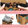 thumbnail image 4 of Easter Foldable Mini Trash Can Car Trash Can with Lid Leak-Proof Hanging Storage Bag for Car, 4 of 6