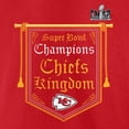 thumbnail image 4 of Men's Fanatics Red Kansas City Chiefs Super Bowl LVIII Champions Hometown On Top T-Shirt, 4 of 4