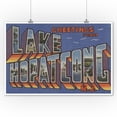 thumbnail image 2 of Lake Hopatcong, New Jersey, Vintage Halftone (9x12 Wall Art Print, Home Decor), 2 of 3