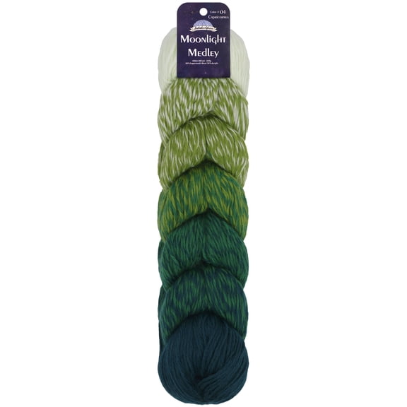 JubileeYarn Moonlight Medley Yarn - Ombré DK Merino Wool/Acrylic - 200g/Hank - Virgo - 1 Hank