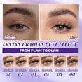 thumbnail image 4 of Kit de extensiones de pestañas B&Qaugen Wispy Lash Clusters 8-16 mm, 4 of 8
