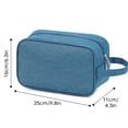 thumbnail image 5 of Travel Toiletry Bag Hanging Dopp Kit for Men, Makeup Bags for Women Traveling Shaving Bag for Toiletries Cosmetic Medicine Organizer, Navy Blue, 5 of 7