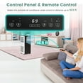 thumbnail image 4 of Gymax 10000 BTU Portable Air Conditioner ASHRAE 3-in-1 AC Unit w/ Humidifier & Sleep Mode Black, 4 of 10