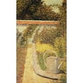 thumbnail image 2 of Seurat, Georges 10x14 Gold Ornate Wood Framed with Double Matting Museum Art Print Titled - The Watering Can Garden At Le Raincy, 2 of 4