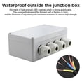 thumbnail image 5 of IP66 Waterproof Junction Box 2 in 4 Out Waterproof Electrical Box for Diameter 4-8 mm Wire, 5 of 5