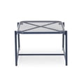 thumbnail image 6 of GDF Studio Douglas Outdoor Iron Side Table, Matte Navy Blue, 6 of 6