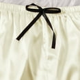 thumbnail image 5 of ITSAME Womens Silk Robes, Solid Color Lace Sexy Comfy Satin Bathrobe 4 Piece Sleepwear Pajamas Beige S, 5 of 6