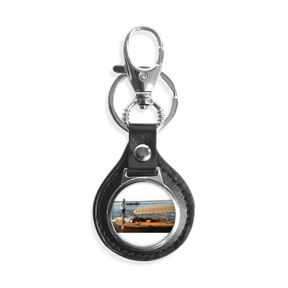 Fisherman Art Deco Fashion Key Link Chain Ring Keyholder Finder Hook Metal